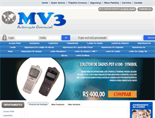 Tablet Screenshot of mv3automacao.com.br